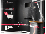 SpiderMount™ technology added to a Webloc GT™ pop-up stand